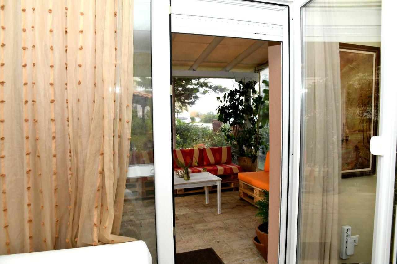 Studio On The Beach With Private Garden Agia Triada  Zewnętrze zdjęcie