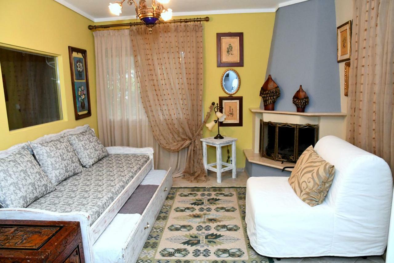Studio On The Beach With Private Garden Agia Triada  Zewnętrze zdjęcie