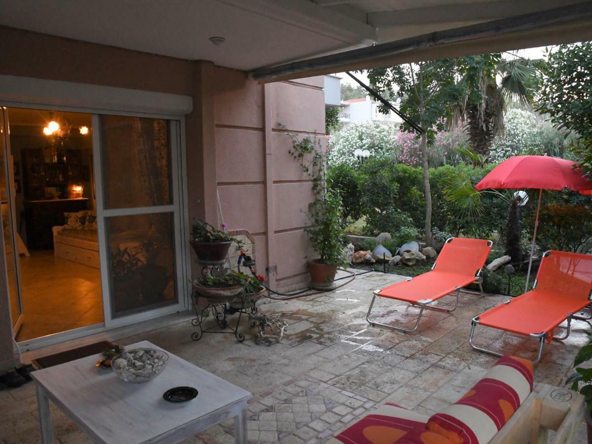 Studio On The Beach With Private Garden Agia Triada  Zewnętrze zdjęcie
