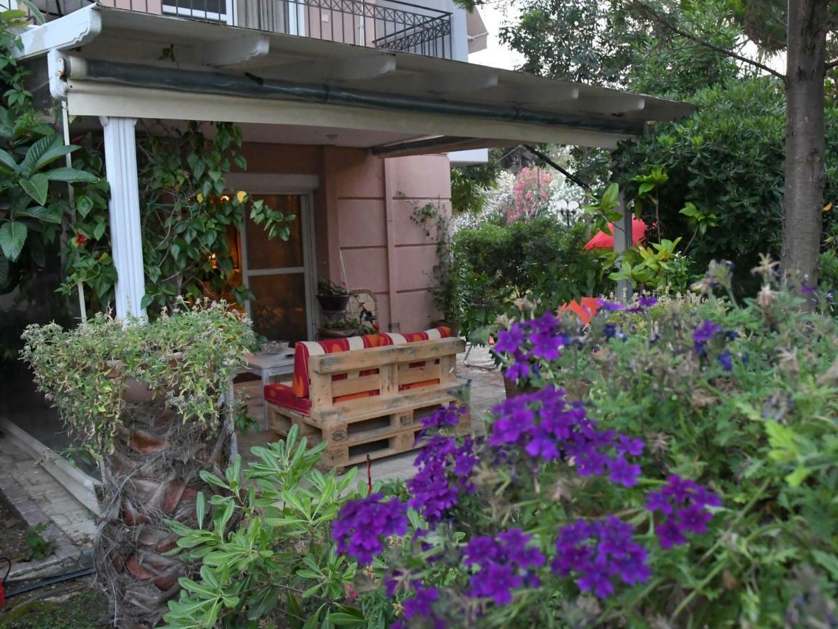 Studio On The Beach With Private Garden Agia Triada  Zewnętrze zdjęcie