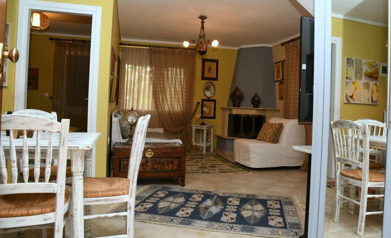 Studio On The Beach With Private Garden Agia Triada  Zewnętrze zdjęcie